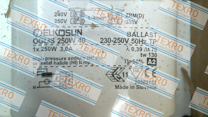 Tridonic-OGLIS 250W 40 230-250/50 040A094 TP price