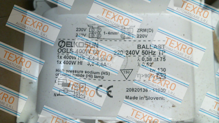 Tridonic-20820138 / OGLS 400W 60 220-240/50 060A114TP price