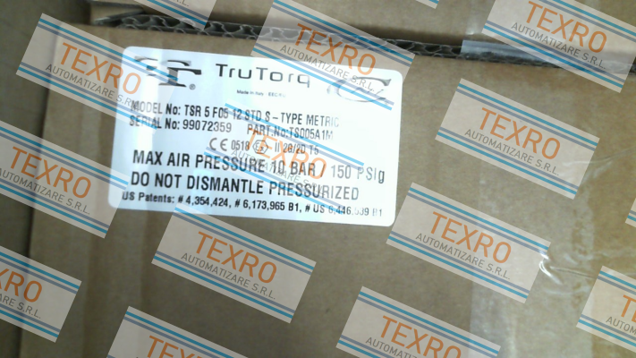 Trutorq-TSR 5 F05 12 STD S-Type metric (TS005A1M) price