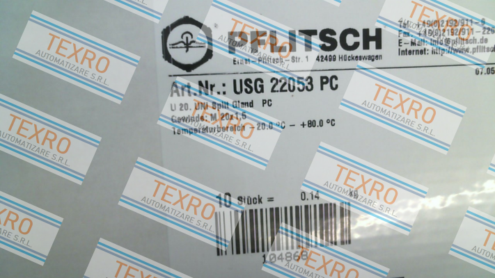 PFLITSCH-USG 22053 PC (pack x10) price