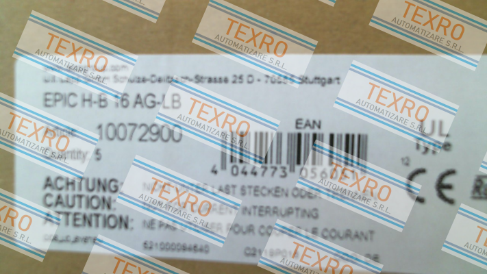 Lapp Kabel-10072900 / EPIC H-B 16 AG-LB (pack x5) price