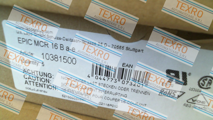 Lapp Kabel-10381500 / EPIC MCR 16 B A-E (pack x5) price