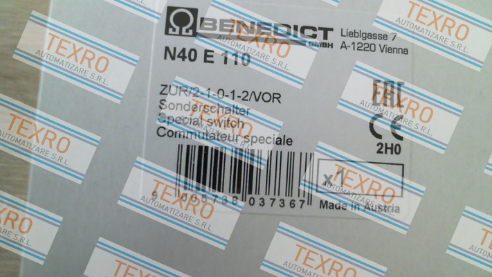 Benedict-N40 E 110 price