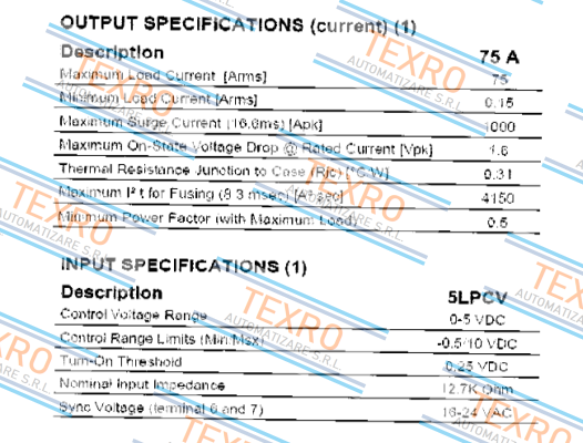 Crydom-5LPCV2475 5 VDC  price