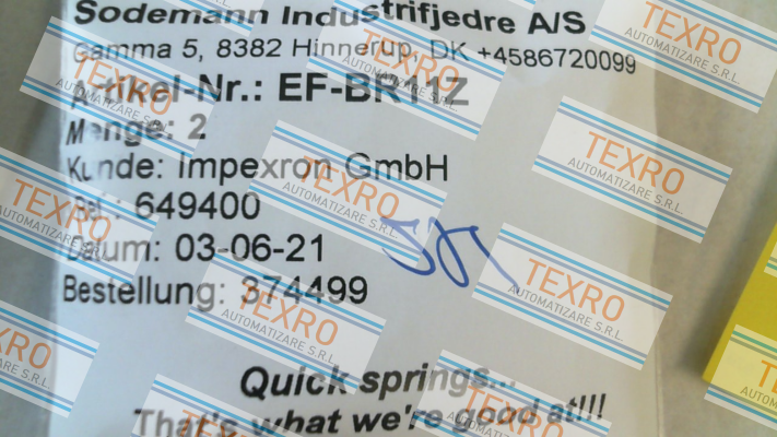 Sodemann-EF-BR11Z price