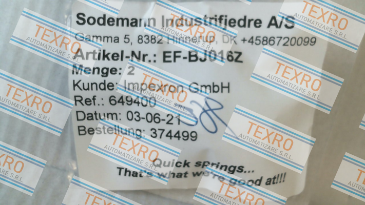 Sodemann-EF-BJ016Z price