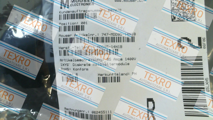 Ixys Corporation-MDD95-14N1B price
