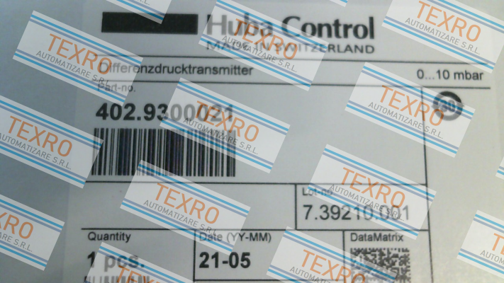 Huba Control-402.9300021 price