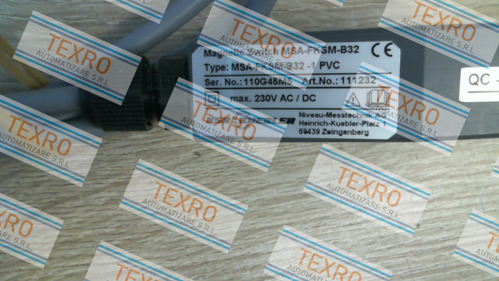 Ksr Kuebler-MSA-FKSM-B32 -1 PVC price