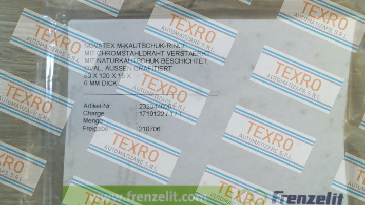 Frenzelit-Nr 05 9999 0600 (Novatex 80x120x15x 6mm) price