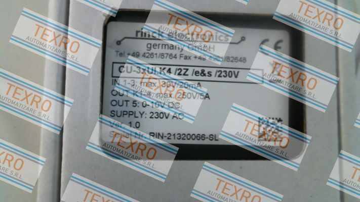 Rinck Electronic-CU-3xUI.K4/2Z/e&s/230V price