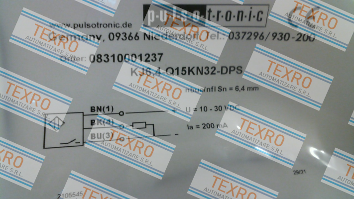 Pulsotronic-p/n: 08310001237, Type: KJ6,4-Q15KN32-DPS price