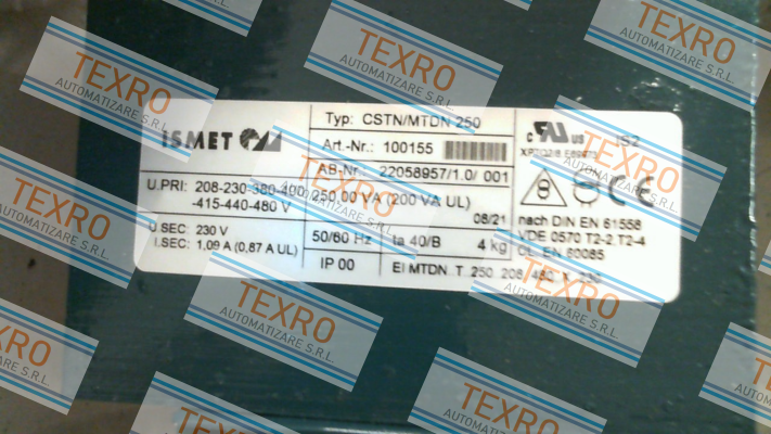 Ismet-MTDN 250 / 100155 price