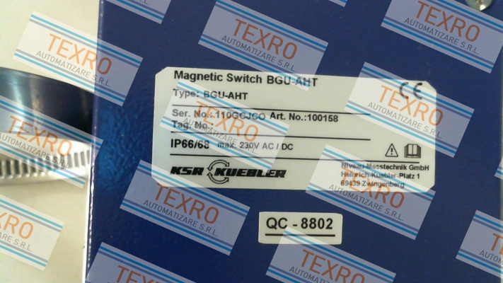 Ksr Kuebler-BGU-AHT price