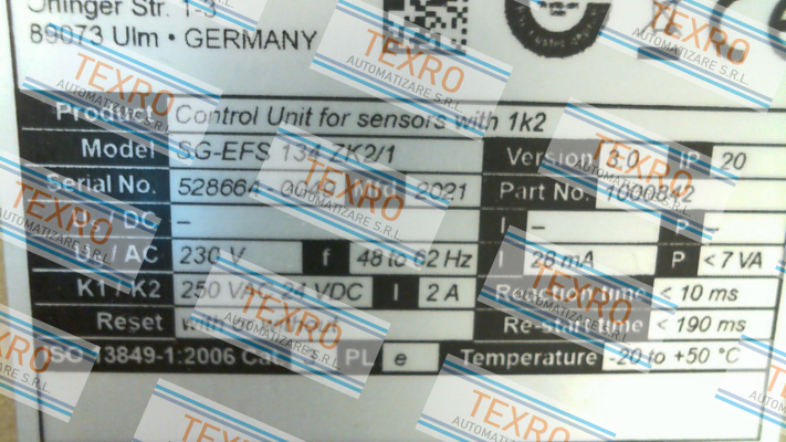 Mayser-SG-EFS 134 ZK2/1(1000842) price