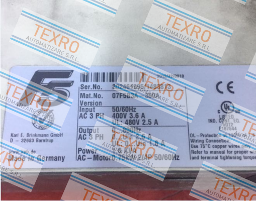 LAIPPLE KEB-07F5B3A-390A price