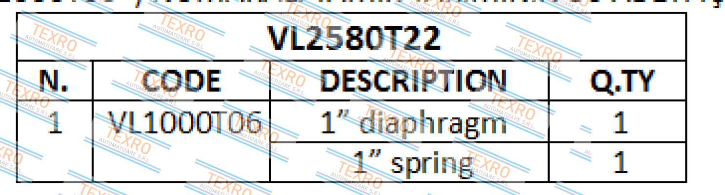 Trimec-1” diaphragm For VL2580T22  price
