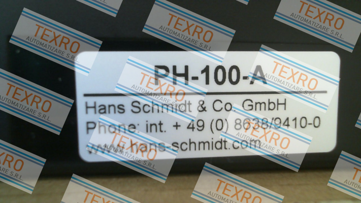 Hans Schmidt-PH-100 A price
