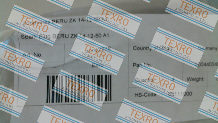 Beru-30002276 / ZK 14-12-50 A1 price