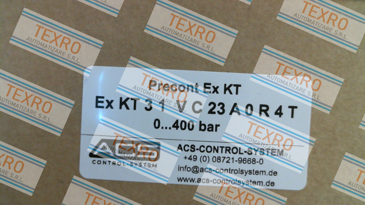 Acs Control-System-Precont Ex KT 3 1 V C 23 A 0 R 4 T price