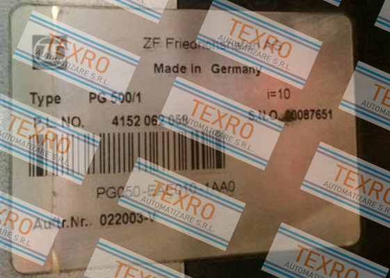 ZF Friedrichshafen- PG 500/1  price