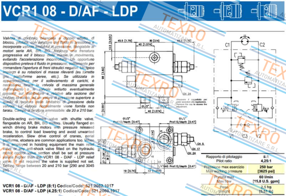 Brevini-VCR1 08-D/AF-LDP (8:1) price