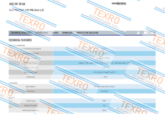 Micro Detectors / Diell (now Datasensing)-AE6/AP-3F4W price