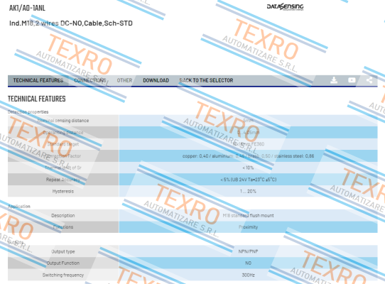 Micro Detectors / Diell (now Datasensing)-AK1/A0-1ANL price
