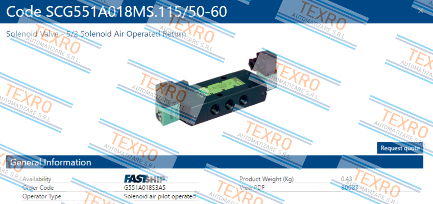 Asco-SCG551A018MS.115/50-60 price