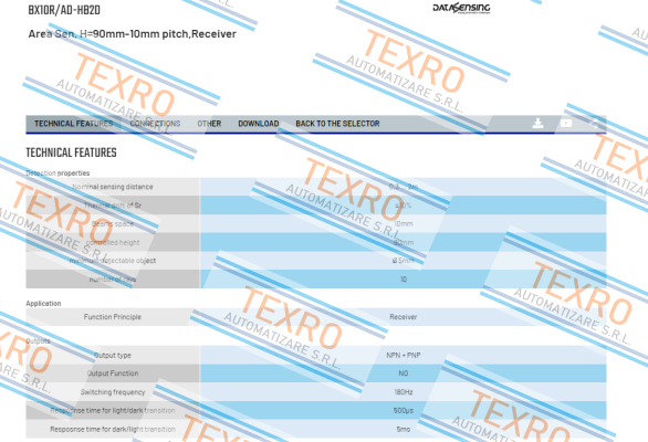 Micro Detectors / Diell (now Datasensing)-BX10R/AD-HB2D price