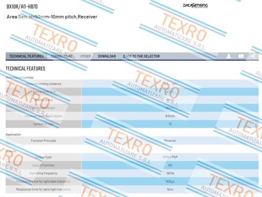 Micro Detectors / Diell (now Datasensing)-BX10R/AD-HB70 price