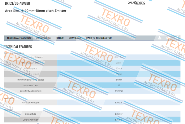 Micro Detectors / Diell (now Datasensing)-BX10S/00-ABVE80 price