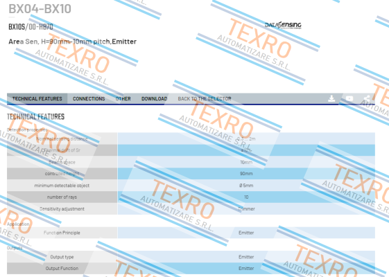 Micro Detectors / Diell (now Datasensing)-BX10S/00-HB70 price