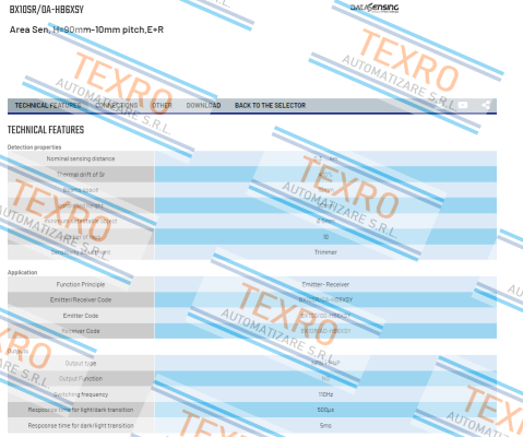 Micro Detectors / Diell (now Datasensing)-BX10SR/0A-HB6XSY price