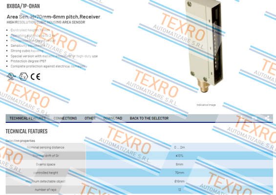 Micro Detectors / Diell (now Datasensing)-BX80A/1P-0HAN price