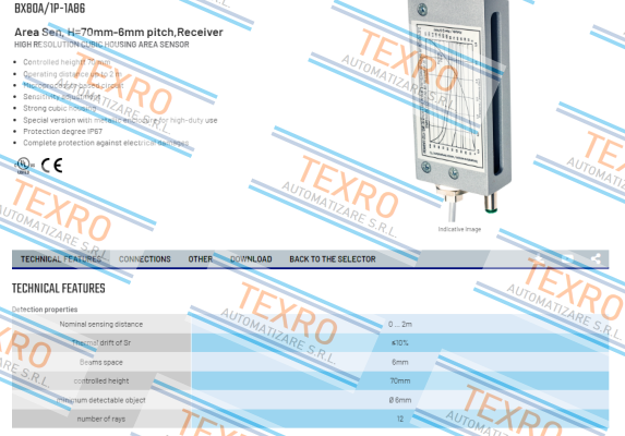 Micro Detectors / Diell (now Datasensing)-BX80A/1P-1A86 price