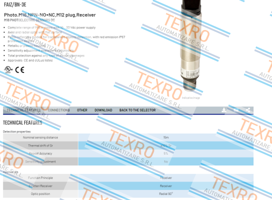Micro Detectors / Diell (now Datasensing)-FAIZ/BN-3E price