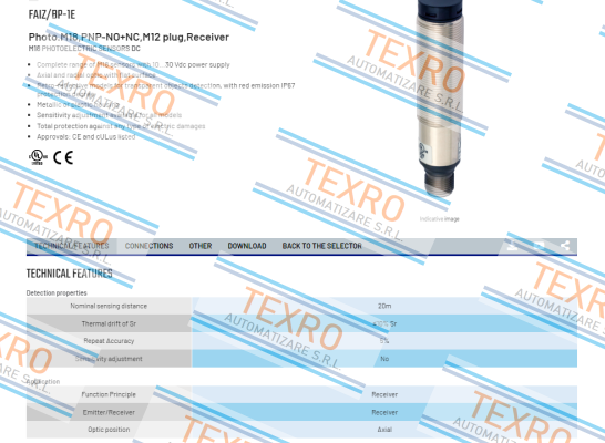 Micro Detectors / Diell (now Datasensing)-FAIZ/BP-1E price