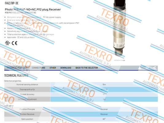 Micro Detectors / Diell (now Datasensing)-FAIZ/BP-3E price
