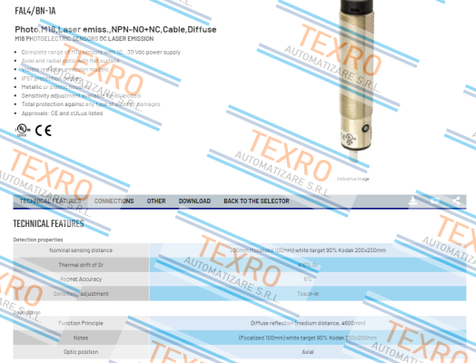 Micro Detectors / Diell (now Datasensing)-FAL4/BN-1A price