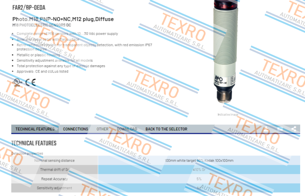 Micro Detectors / Diell (now Datasensing)-FAR2/BP-0EDA price