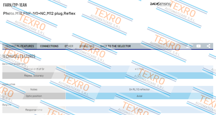 Micro Detectors / Diell (now Datasensing)-FARN/BP-1EAN price