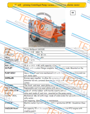 Gorman Rupp-Tecno Wellpoint DG030E  price