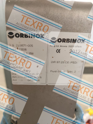 Orbinox-Typ EB06 PN10 DN 125 price