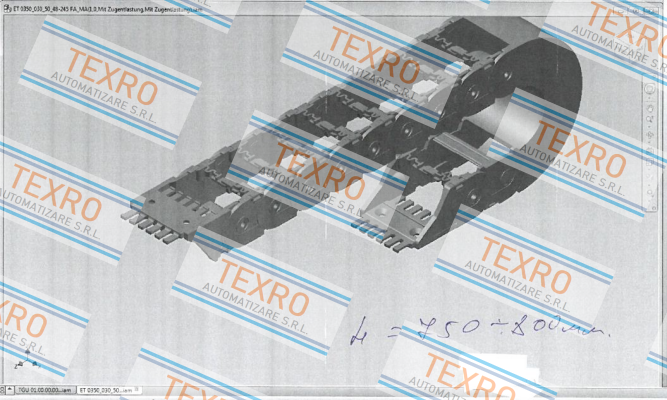 Tsubaki Kabelschlepp-ET 0350.030.050.048-805  price