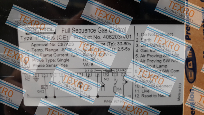 Pactrol-PAC40075 /  406203 V01 price