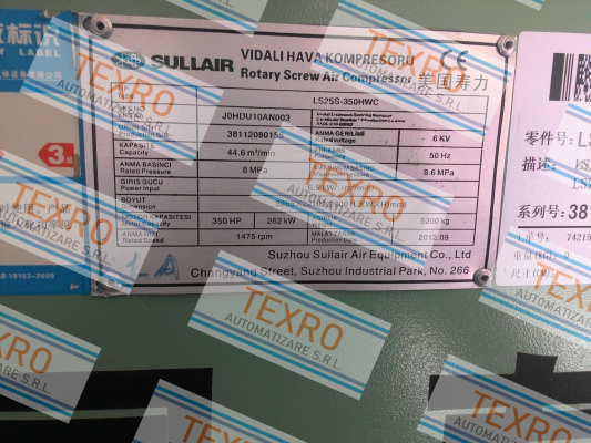 Sullair-LS25S-350HWC  price