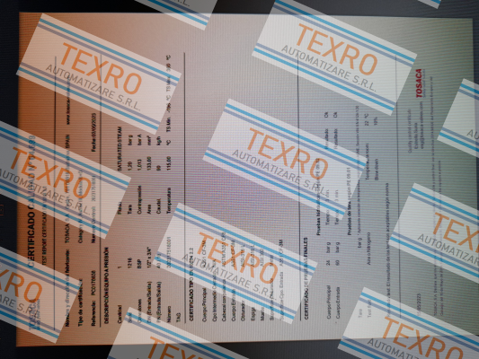 Tosaca-QUALITY CERTIFICATE 3.1 price