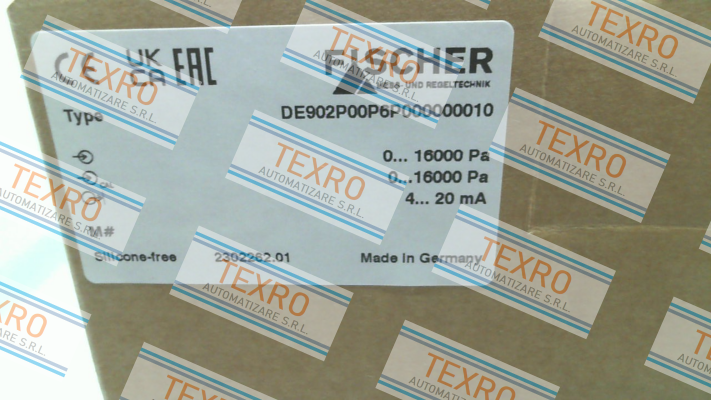 Fischer Mess Regeltechnik-DE902P00P6P000000012 price