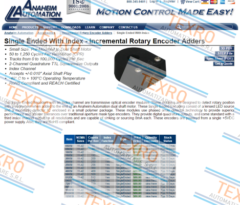 Anaheim Automation-360SI  price